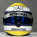 Nico Rosberg\'s 2010 helmet