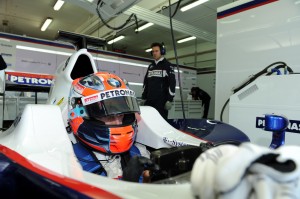 Robert Kubica in the BMW Sauber F1.09