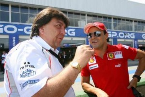 Tony Teixeira and Felipe Massa at Kyalami