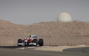 Jarno Trulli testing at Bahrain, 2009
